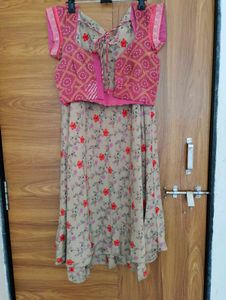 Chic Floral Lehenga Choli Set