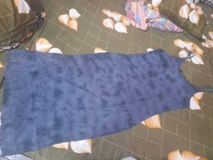 BLACK-BLUE TIE DIE KURTI🫐