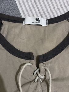 Varsity Style Lace-Up T-Shirt