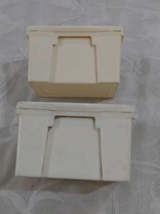 Set of 2 Vintage Multi purpose Storage Boxes