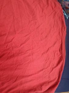 Red T-Shirt with Chess Graphic (Sleeveless)