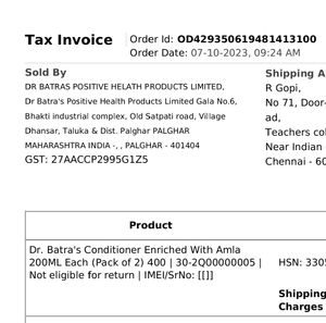 Dr Batras Hair Conditioner Pack Of 2 (400ml)