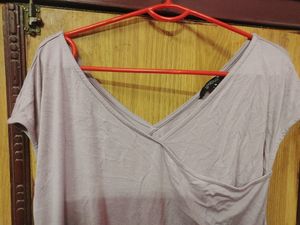 Light Pink Stylish Assymetrical Top