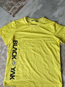 Men's Yellow "BLACK YAK" T-Shirt