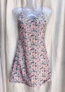 I. Floral Print Mini Dress