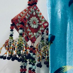 Vintage Beaded Wall Hanging