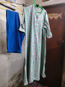 Cotton Kurta Set with Palazzos