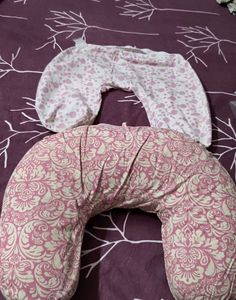 Lulamom Nursing Pillow with 2 Cotton Covers