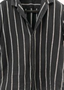 Men's Striped Short Sleeve Shirt
