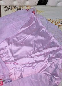 aachho Lilac Floral organza suit set