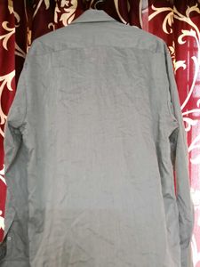 Men's Grey Long Sleeve Shirt