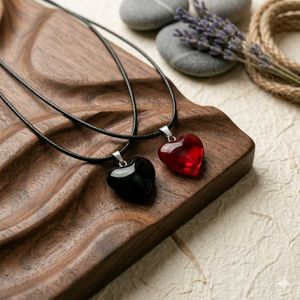 Heart Pendant Necklaces (Set of 2)
