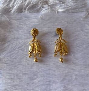 Beautiful Imitation Golden Dangle Earrings