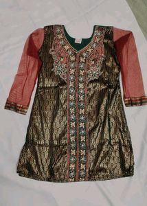 Embroidered Kurta Set with Dupatta