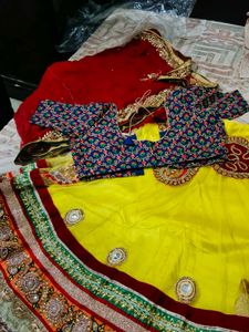 Stunning Yellow Lehenga Choli for Women