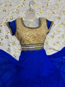 Royal Blue Anarkali Gown