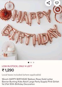 Happy Birthday Balloon Set-1