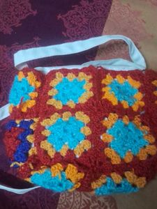 Handmade Crochet Crossbody Bag