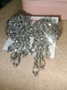 Sparkling Beaded Drop Earrings