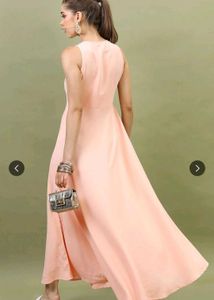 Peach Maxi Dress