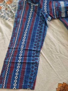 Boho Blue Printed Kurta
