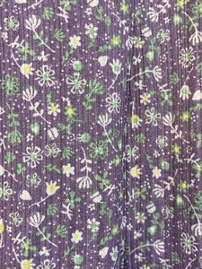Purple Floral Palazzos Trousers