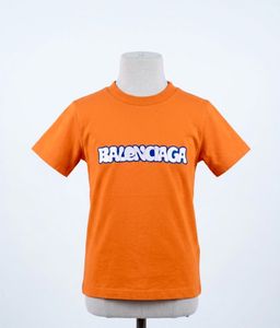 KIDS Orange Balenciaga T-Shirt