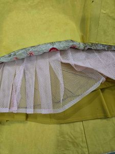 Yellow Embroidered Lehenga Choli