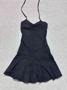y2k Gothic Lace halter neck mini dress 🥷🏿
