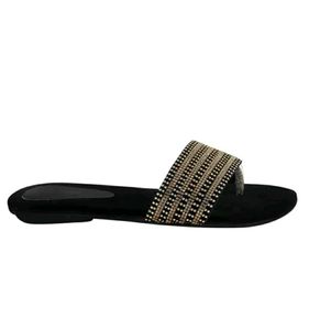 BRAND NEW FLATS WITH GOLDEN &amp; SILVER DIAMOND BEADS