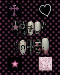 Gothic Nail Art Press-Ons
