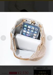 Gold Mesh Handbag