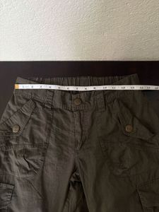 Y2K Cargo Capris - Brown