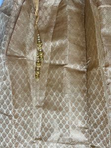 Golden Ethnic brocade skirt