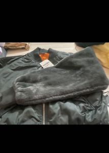 Forever 21 Trendy Cropped Bomber Jacket Unused