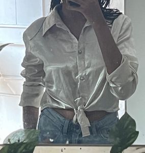 Silk Button-Down Shirt