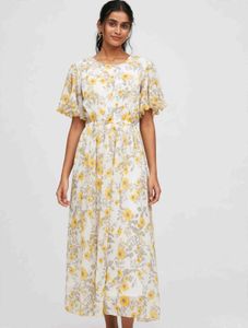 Chic Floral Midi Dress