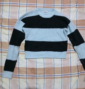 Price drop🩷Striped Knit Cropped Sweater