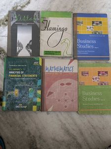 Class XII Textbooks - Business Studies, Maths, Eng