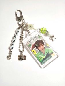 juhoon bagcharm + stickers combo