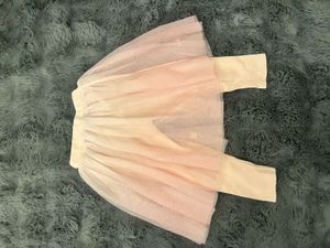 Cute Pink Tulle Skirt attached Legging