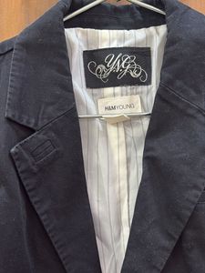 H&amp;M Cropped Black Blazer