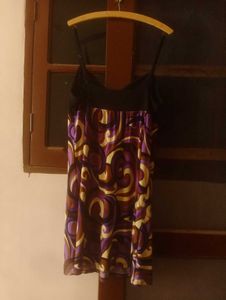 Bohemian Print Spaghetti Strap Dress