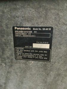 Panasonic Speakers Pair