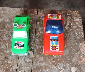 Vintage Toy Cars &amp; Binoculars Set