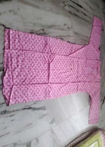 M Pink Printed Kurta