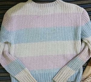 Striped Knit Sweater