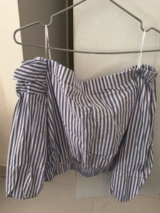 Striped Off-Shoulder Top