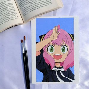 Anya Forger Anime Art Print