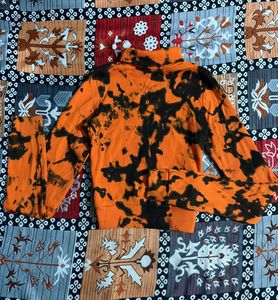 BurgerBae Tie-dye Turtleneck Top